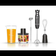 Блендер 5в1 с насадками, 2400Вт, 2 скорости, Bitek BT-328 / Ручной блендер с чашей