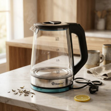 Чайник электрический Domotec 2L MS 7846 2000W, стеклянный