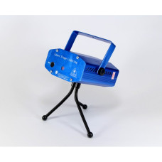 Лазерний проектор Диско LASER HJ09 2in1 Laser Stage з триногою Синій