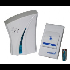 Дверний бездротовий дзвінок LUCKARM 8610 на батарейках Синій