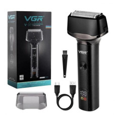 Электробритва мужская VGR V-371 для влажного и сухого бритья с выдвижным триммером, степень влагозащиты IPX5,