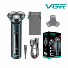 Электробритва портативная бритва VGR V-310 шейвер для бритья бороды и усов с аккумулятором