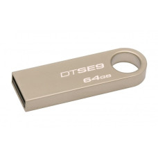Флеш пам'ять USB Kingston 64GB DTSE9 Сіра