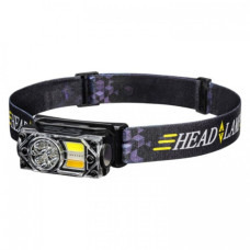 Аккумуляторный налобный фонарь с датчиком движения YY-19B (есть красный свет)