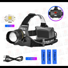 Потужний Налобний ліхтар Arexes AR-8059-3-GT100 ліхтарик 1000 Lumen 3 акумулятори 18650 Потужний Налобний ліхтар Arexes AR-8059-3-GT100 ліхтарик 1000 Lumen 3 акумулятори 18650