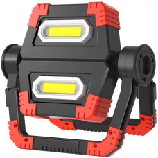 Ліхтар прожектор (трансформер) YD-858A з Power Bank Чорний з червоним