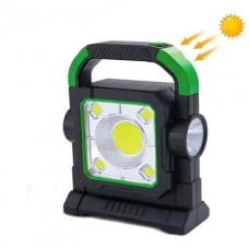 Туристичний світлодіодний прожектор LED ліхтар з аварійним світлом HC-7078A Зелений