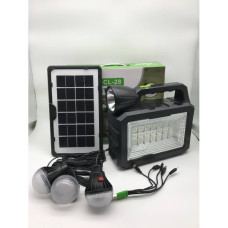 Ліхтар багатофункціональний Cclamp Cl-28 сонячна зарядна станція 3 лампочки повербанк