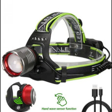 Потужний налобний ліхтар Arexes AR-G18-3-TG ліхтарик 1000 Lumen з датчиком руху