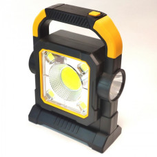 Туристичний світлодіодний прожектор LED ліхтар з аварійним світлом HC-7078A Жовтий