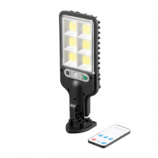 Светильник аккумуляторный настенный 6 COB, уличный, солнечная панель, датчик движения INTERTOOL LB-0115