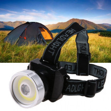 Налобний ліхтар ZB-9688 COB+3W