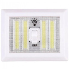 Фонарик стационарный на батарейках с тумблером BL 604 COB