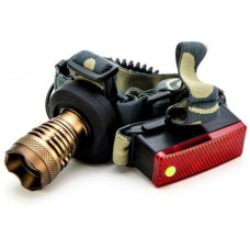 Професійний акумуляторний ліхтар налобний POLICE 6811 CREE-T6 2 в 1