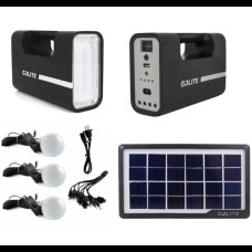 Ліхтар портативний на сонячній батареї GDlite EE-GD-1 сонячна зарядна станція + 3 лампочки
