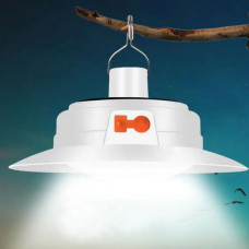 Кемпинговый фонарь аккумуляторный MA-100 с солнечной панелья Белый