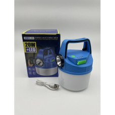 Підвісний ліхтар світильник LED з гачком для кемпінгу з акумулятором та сонячною панеллю JN-2202