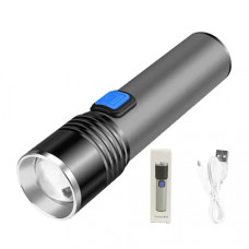 Ліхтар кишеньковий ручний X-Balog BL K31 Q5 ліхтарик 200 Lumen USB 3 режиму