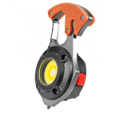 Фонарь MULTIFUNCTIONAL W5143-COB (white+yellow+red), multitool, Li-Ion аккум., магнит, карабин, отвертка, ЗУ