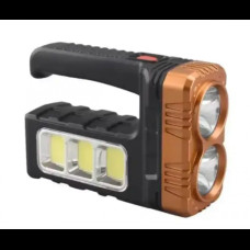 Світлодіодний акумуляторний ліхтар Hotter Mouse 7702-B із сонячною панеллю USB Золотий