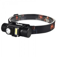 Фонарь налобный аккумуляторный XQ-210-2, ЗУ micro USB фонарик