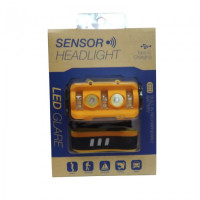 Аккумуляторный налобный фонарь с датчиком движения AR-6114A Желтый Аккумуляторный налобный фонарь с датчиком движения AR-6114A Желтый