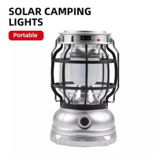 Ліхтар кемпінговий світлодіодний переносний G88-1 на акумуляторі Сірий