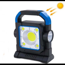 Світлодіодний туристичний прожектор LED ліхтар з аварійним світлом HC-7078A Синій