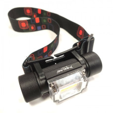 Ліхтар налобний акумуляторний 210-1 з поліцейською мигалкою