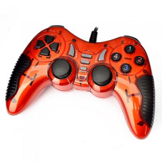 Ігровий джойстик провідний PC USB 901 для комп'ютера Червоний