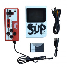 Ігрова консоль приставка з додатковим джойстиком dendy SEGA 400 ігор 8 Bit SUP Game Червоний джойстик