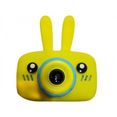 Дитячий цифровий фотоапарат XL 500R Зайчик Жовтий із синім