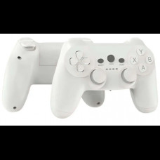 Игровой джостик беспроводной, на батарейках, CM-019 / Беспроводной геймпад для пк Белый