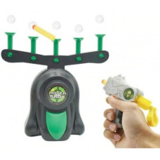 Повітряний тир пістолет з дротиками та літаючі мішені Hover Shot Інтерактивна гра