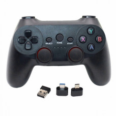 Игровой джостик беспроводной, на батарейках, CM-019 / Беспроводной геймпад для пк