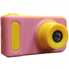 Дитячий цифровий фотоапарат Smart Kids Camera V7 Рожевий з жовтим