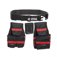 Сумка поясная слесарно-строительная, 18 карманов, полиэстер  INTERTOOL SP-1011