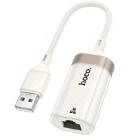 Сетевой адаптер USB to RJ45(LAN), 100 Мбит/с, HOCO UA41 / Сетевая карта / Интернет адаптер Сетевой адаптер USB to RJ45(LAN), 100 Мбит/с, HOCO UA41 / Сетевая карта / Интернет адаптер