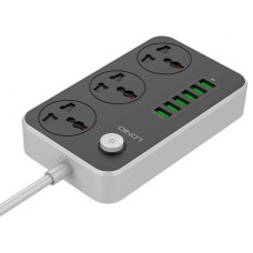 Мережевий подовжувач фільтр LDNIO SC3604 на 3 розетки + 6 USB 3.4A