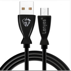 Кабель, шнур Lenyes LC901 USB-MICRO USB провід 2,4A Чорний