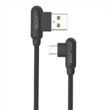 Шнур для заряджання Micro USB - USB GOLF GC-45 кабель 2,4A Чорний