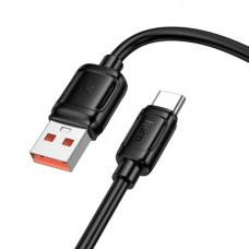 Кабель для зарядки HOCO X115 USB-A-Type-C 5A 100W 1 метр Черный