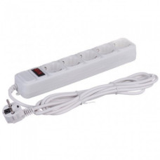 Подовжувач - Мережевий фільтр Greelite на 5 розеток 1,8 метра кабель