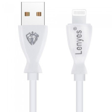 Кабель, шнур Lenyes LC901 USB-Lightning Iphone провід 2,4A Білий