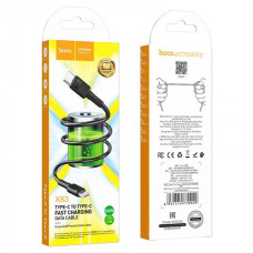 Кабель HOCO X83 Victory Type-C to Type-C 1м charging, струм до 3A для смартфонів 60W Чорний
