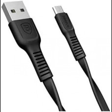 Кабель зарядний Baseus Flat Micro Cable Fast Data Sync Charging 0.25м (CAMZY-A01) Чорний Оригінал
