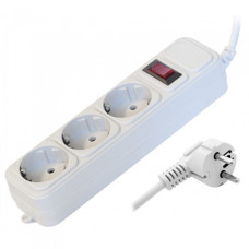 Подовжувач Greelite на 3 розетки 1.8 м SP3-1.8 Білий