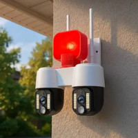 Уличная IP камера с двумя объективами A2S / Двойная камера видеонаблюдения
