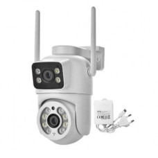 Поворотная камера на 2 линзы 2х3mp Wi-Fi Q13 Поворотная камера на 2 линзы 2х3mp Wi-Fi Q13