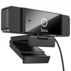 Веб-камера для компьютера HOCO D100 1.5м, USB, 1080P Черный
